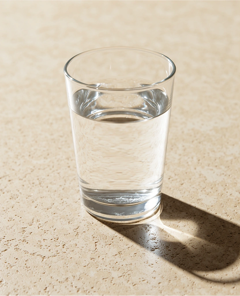 Agua pura y cristalina